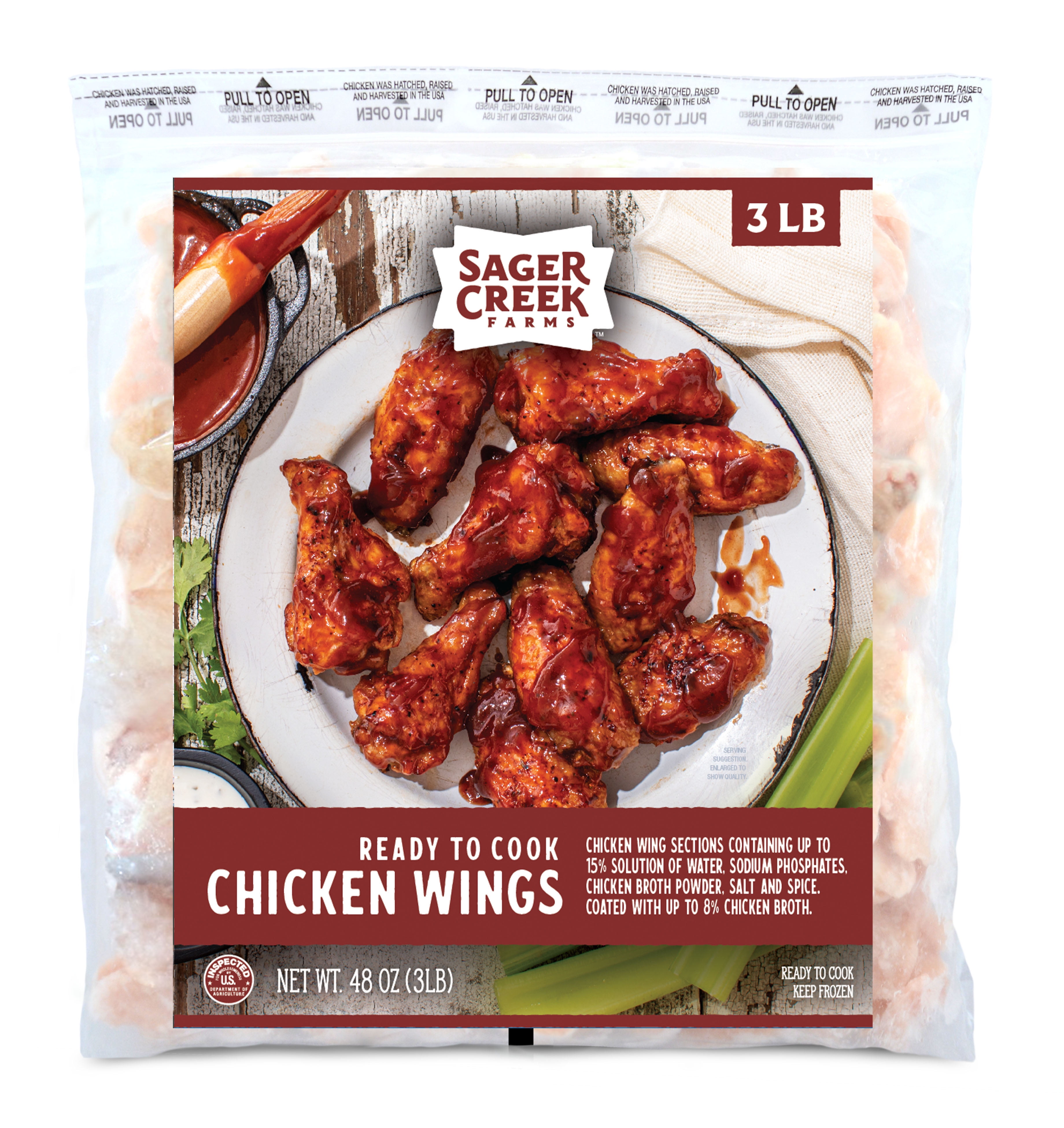 Signature Farms Frozen Chicken Wings - 48 Oz.