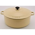 thumbnail image 1 of Sagetra CH3732C Cast Iron Round Pot Chasseur, Cream - 8 Litre, 1 of 1