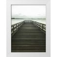 thumbnail image 1 of Saghini, Lisa Hill 19x24 White Modern Wood Framed Museum Art Print Titled - San Juan Pier, 1 of 4