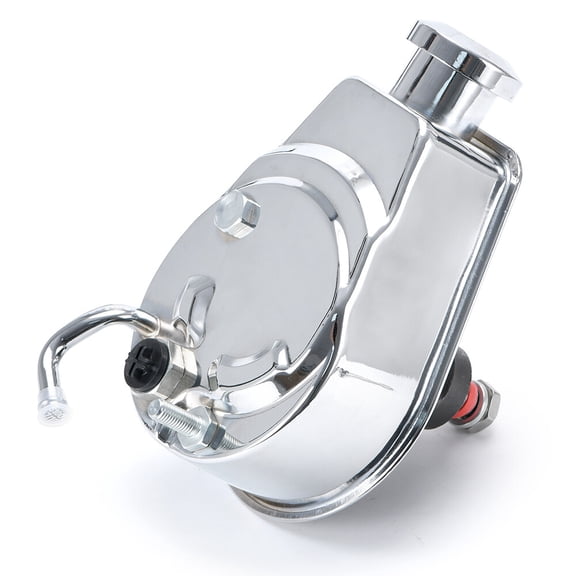 Saginaw Power Steering Pump Chrome Keyway Style Chevy Ford GM Chrysler P Series