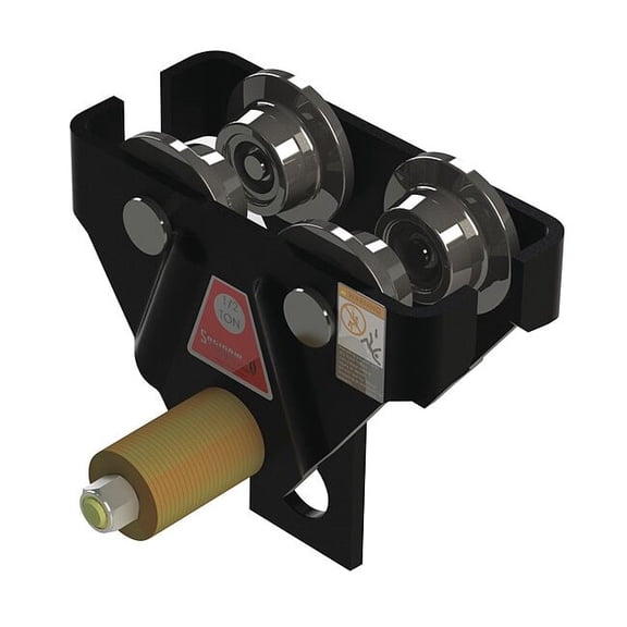 Saginaw Products Trolley,2000 lb. Load Cap.,Push Trolley 51861