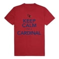 thumbnail image 1 of Saginaw Valley State University Men Keep Calm T-Shirt, Cardinal - Small, 1 of 1
