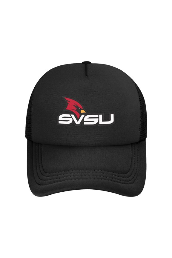 Saginaw Valley State University Solid Color Lightweight Adult Mesh Baseball Cap