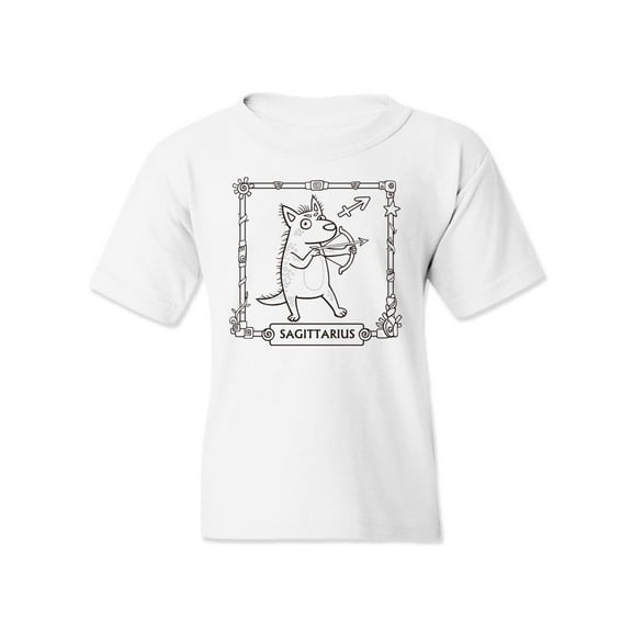 Sagittarius Animal T-Shirt Juniors -Image by Shutterstock,  Large