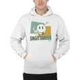 thumbnail image 1 of Sagittarius Archer Emoji - Retro Zodiac Graphic Men's Hoodie, 1 of 4
