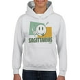 thumbnail image 1 of Sagittarius Archer Emoji - Retro Zodiac Graphic Youth's Hoodie, 1 of 4