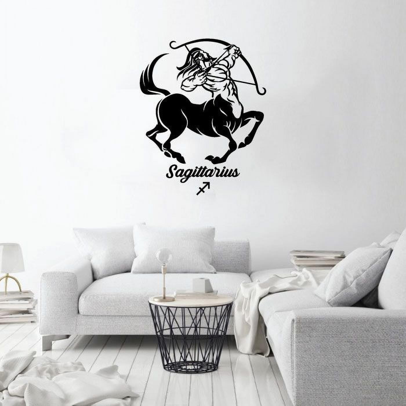 Sagittarius Archer Symbol Silhouette Fire Sign Symbol Horoscope