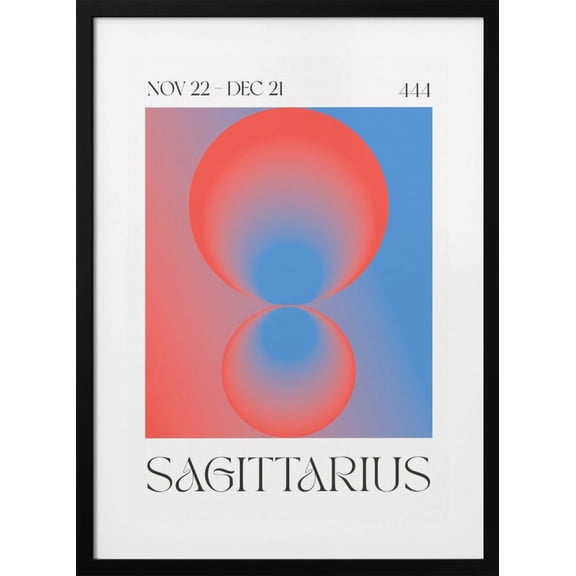 Sagittarius Framed Art Modern Wall Decor