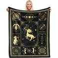 thumbnail image 1 of Sagittarius Gifts for Women Men,Sagittarius Sherpa Blanket,Astrology Gifts Zodiac Gifts Sagittarius Birthday Gifts for Women,Horoscopes Gifts Double Layer Fabric Warm Blankets,60" X 50", 1 of 5