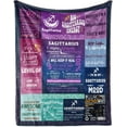 thumbnail image 1 of Sagittarius Gifts for Women, Sagittarius Throw Blanket,Sagittarius Zodiac Gifts for Women, Sagittarius Astrology Throw Blanket Birthday Sagittarius Gifts for Women Men 60"X 50", 1 of 6