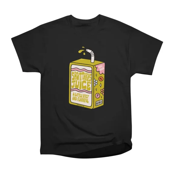 Sagittarius Juice Box T-Shirt Tee Gift For Him Merch For Her Apparel For Friend