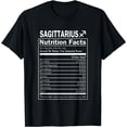 thumbnail image 1 of Sagittarius Nutrition Facts Born In Nov and Dec Horoscopes T-Shirt, 1 of 4