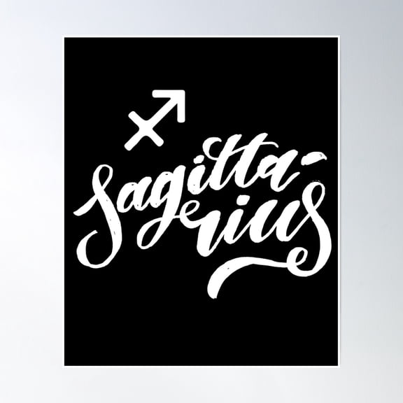 Sagittarius Poster Wall Art, Modern Wall Decor, 8x12 UNFRAMED