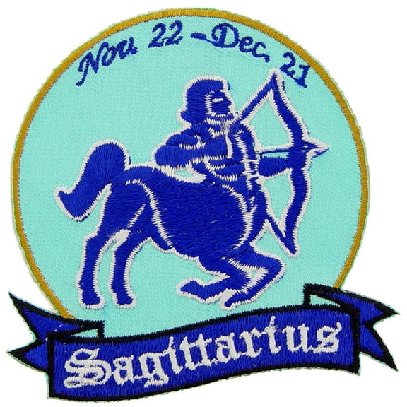 Sagittarius Sign Patch 3"