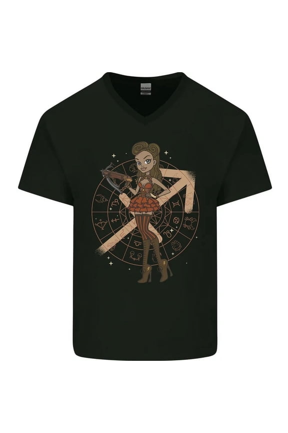 Sagittarius Steampunk Woman Zodiac T-Shirt