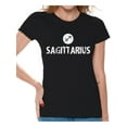 thumbnail image 1 of Sagittarius Tshirt for Women - Zodiac Gifts - Sign Birthday Horoscope, 1 of 4