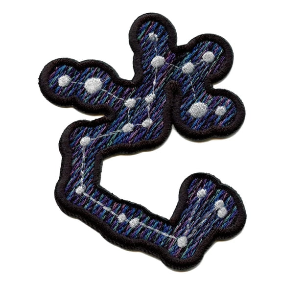 Sagittarius Zodiac Constellation Patch Stars Archer Horoscope Embroidered Iron On