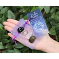 thumbnail image 1 of Sagittarius Zodiac Crystal Kit, 4 Birthstones in Organza Pouch, Rough or Tumble!, 1 of 12