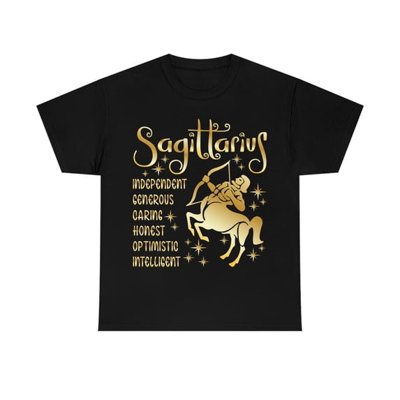Sagittarius Zodiac Heavy Cotton Tee