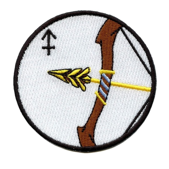 Sagittarius Zodiac Sign Iron On Patch
