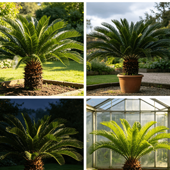 Sago Palm (Cycas revoluta), Easy- Low Maintenance-Perennial, Suitable ...