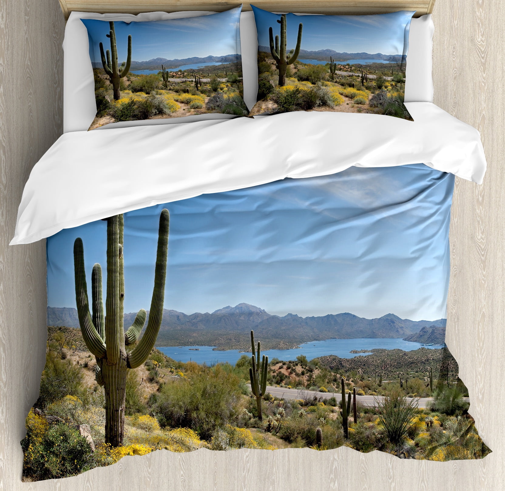 Arizona Cactus Path Duvet Cover Set NCU0NNT525 main image 1