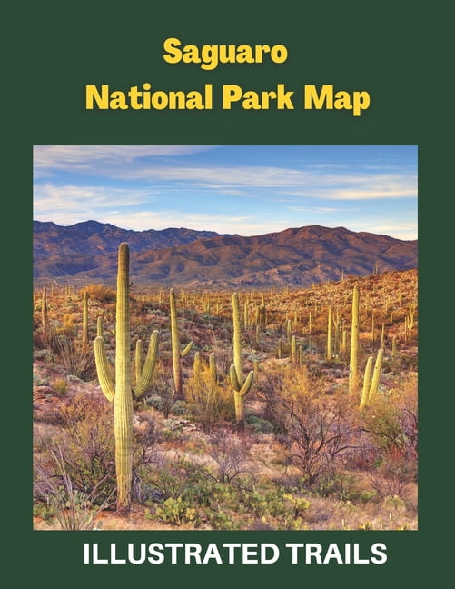 Saguaro National Park Map & Illustrated Trails: Guide to Hiking and ...