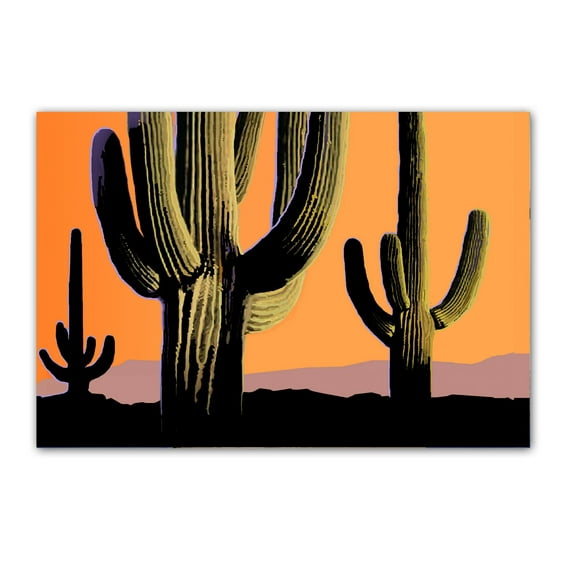 Saguaro Sunset Postcards - 4 x 6 Western Desert Postcards - 40 Desert Cactus Pos