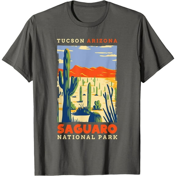 Saguaro US National Park Tucson Arizona Vintage Gift Unisex T-Shirt for Men Women Kids Toddler