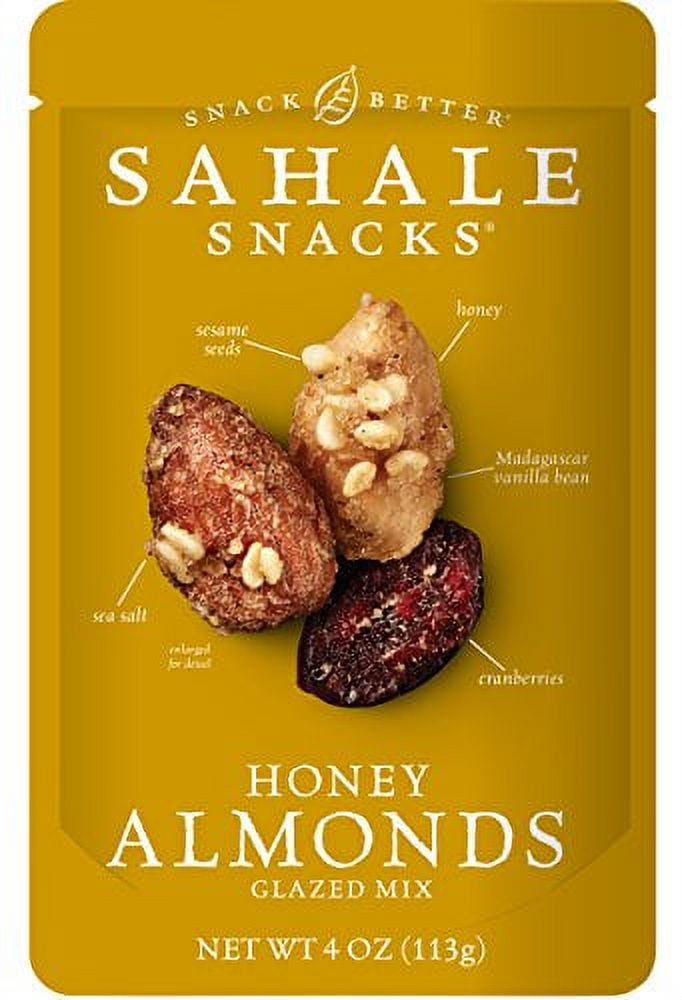 Sahale Almond Glazed Nuts (Pack of 4)