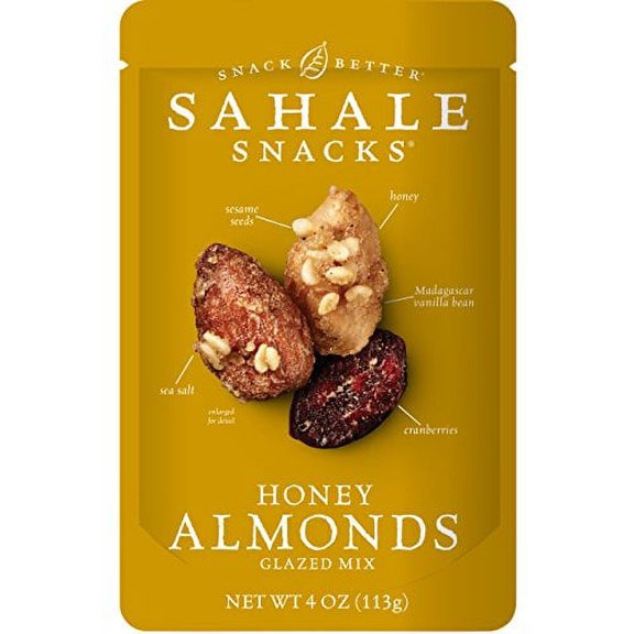 Sahale Almond Glazed Nuts (Pack of 4)
