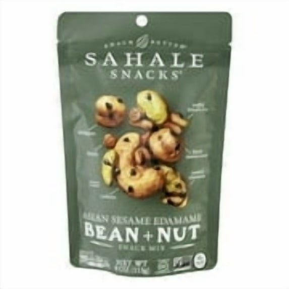 Sahale Snacks Asian Sesame Edamame Bean + Nut Snack Mix, 4 Ounces (Pack of 6)
