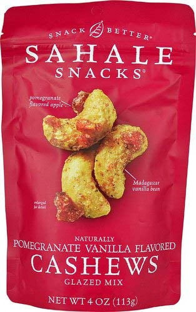 Sahale Snacks Cashews Pomegranate SSF20 Vanilla -- 4 oz - 2 pc