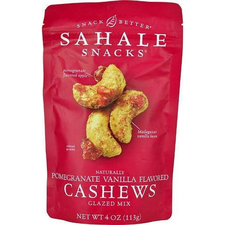 Sahale Snacks Cashews Pomegranate SSF20 Vanilla -- 4 oz - 2 pc