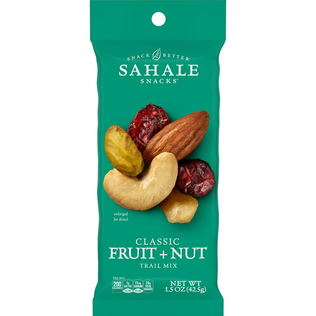Sahale Snacks Classic Fruit and Nut Trail Mix, 1.5 Ounces (Pack of 18)