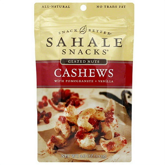 Sahale Snacks Glazed Cashews, 4 oz, (Pack of 6)