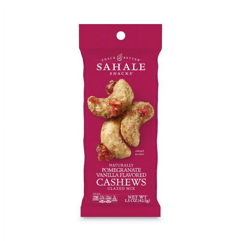 Glazed Mixes, Cashew Pom Vanilla, 1.5 oz, 18/Carton Glazed Mixes, Cashew Pom Vanilla, 1.5 oz, 18/Carton