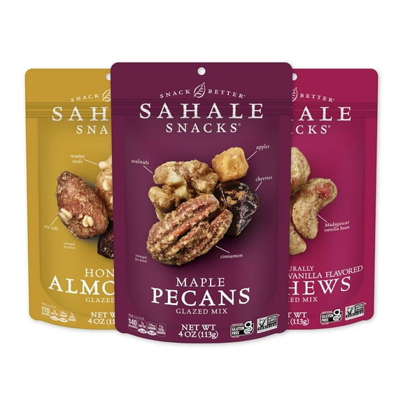 Sahale Snacks Glazed Nut Mix Variety Pack, 4 Ounces (Pack of 6)