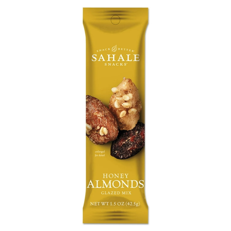 Sahale Snacks California Almonds Dry Roasted Snack Mix - Non-GMO, Gluten-free - Almond - 1.50 oz - 18 / Carton Sahale Snacks California Almonds Dry Roasted Snack Mix - Non-GMO, Gluten-free - Almond - 1.50 oz - 18 / Carton