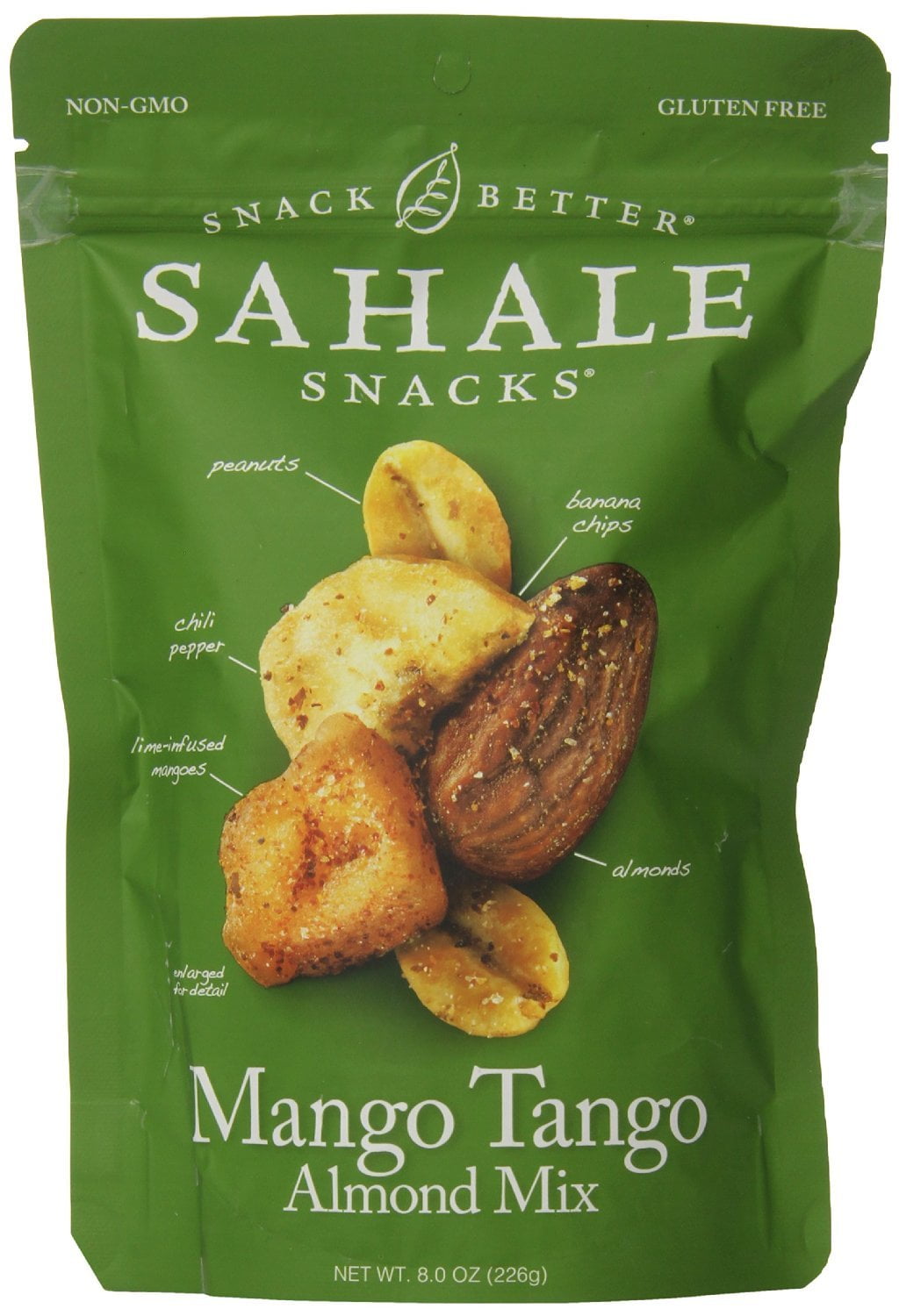 Sahale Snacks Mango Tango Almond Fruit and Nut Mix, 8 Ounce 4 per