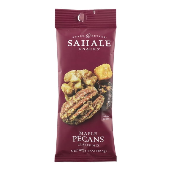 Sahale Snacks Maple Pecans Glazed Mix - 1.5 OZ, Case of 9