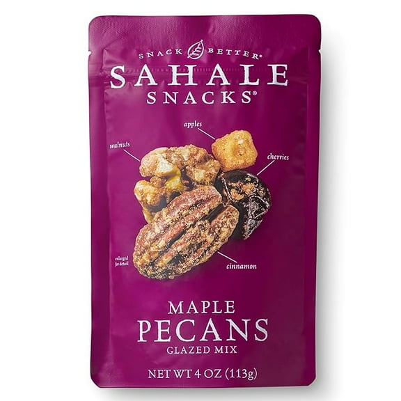 Sahale Snacks Maple Pecans, Glazed Mix, 4 Oz( Pack of 2 )