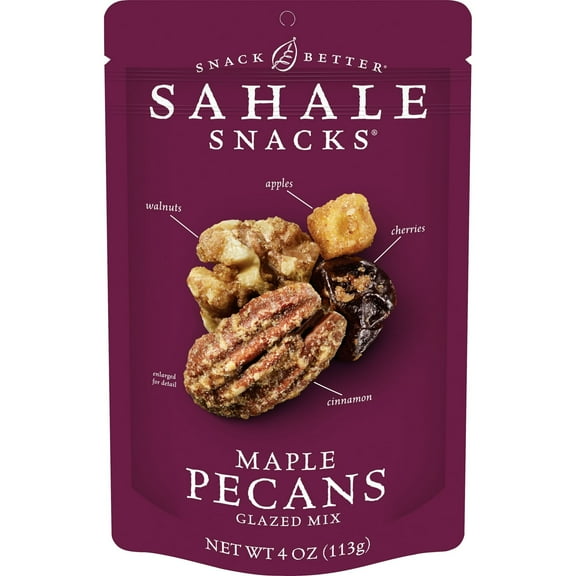 Sahale Snacks Maple Pecans Glazed Mix, Gluten-Free Snack, 4-Ounce (Pack of 8)