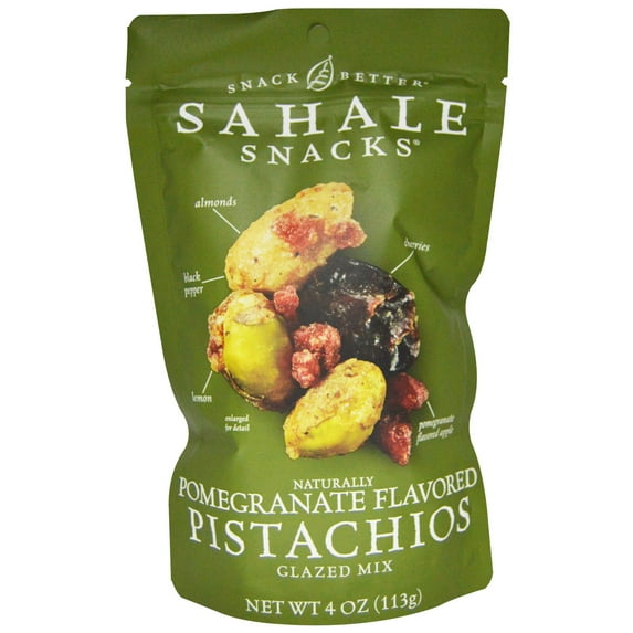Sahale Snacks, Naturally Pomegranate Flavored Pistachios Glazed Mix, 4 oz (pack of 2)