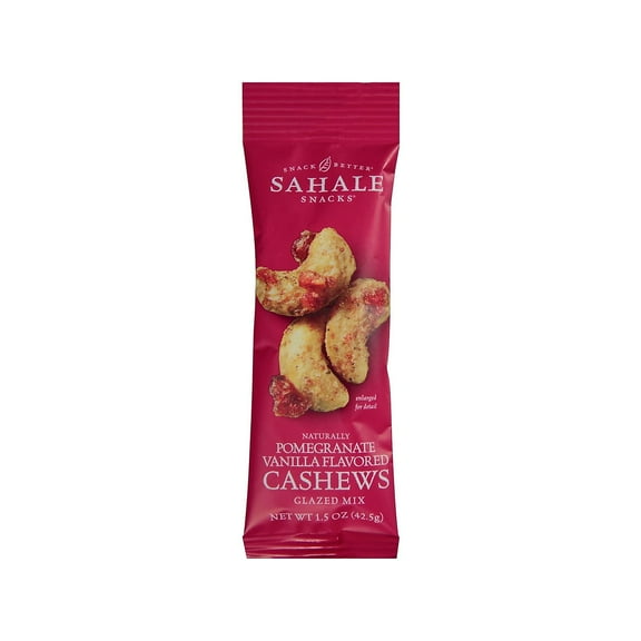 Sahale Snacks Nuts Pomegranate Vanilla Flavored Cashews 1.5 Oz. 2398773