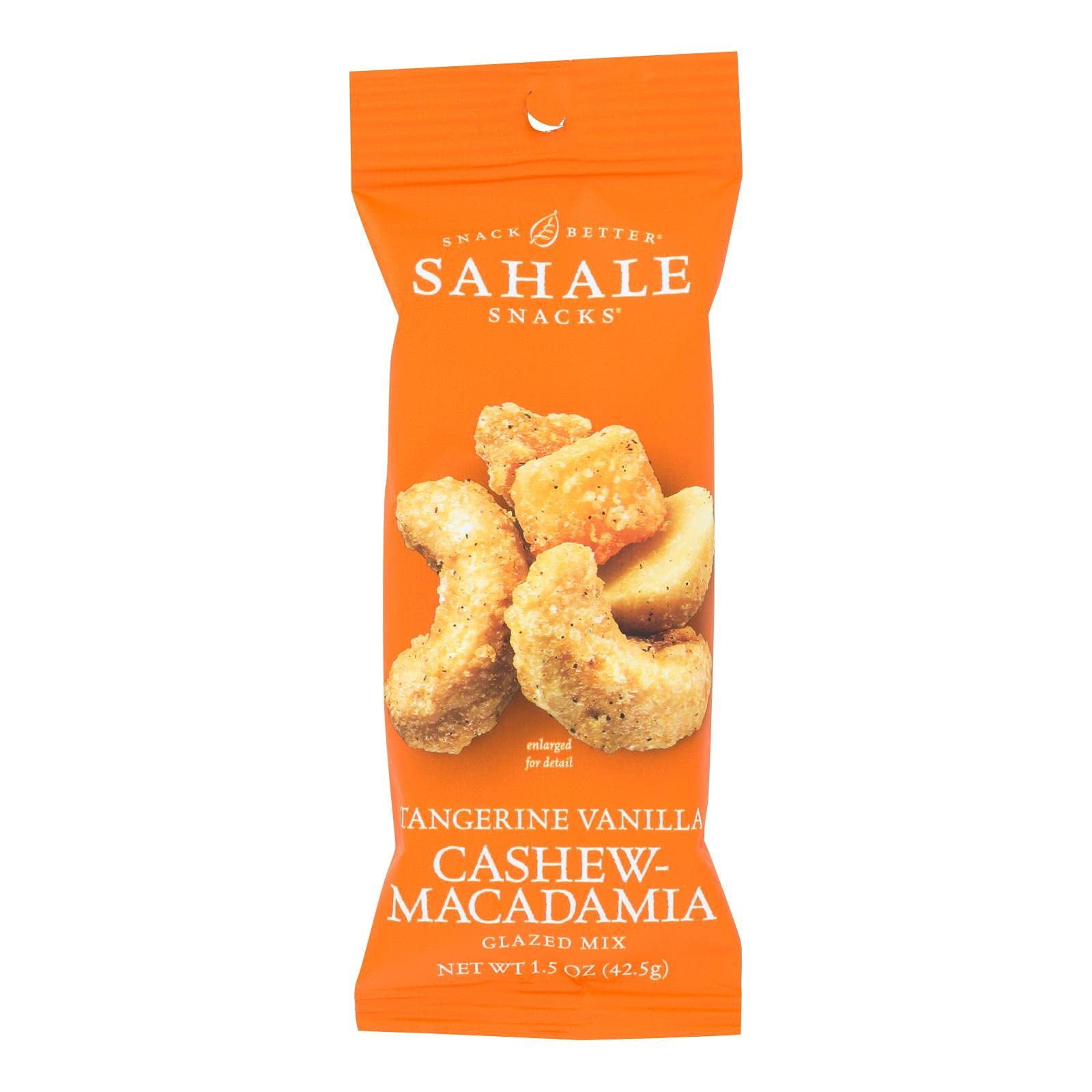 Sahale Tangerine Vanilla Cashew HP29 Glazed Nut Mix, 1.5 Ounces (Pack of 9)