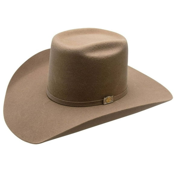 Sahara 100x Wool Felt Cowboy Hat 4" Brim 5" Rodeo Crown Genuinely Handmade