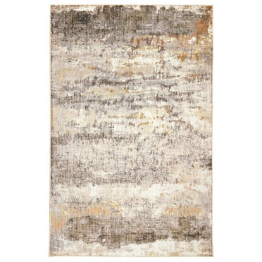 Sahara Brushstrokes Area Rug - Gray, 3'3"x4'11"