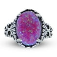 thumbnail image 1 of Sahara Fire Opal Statement Ring for Women Oval-Cut Ginger Lyne Collection, 1 of 5