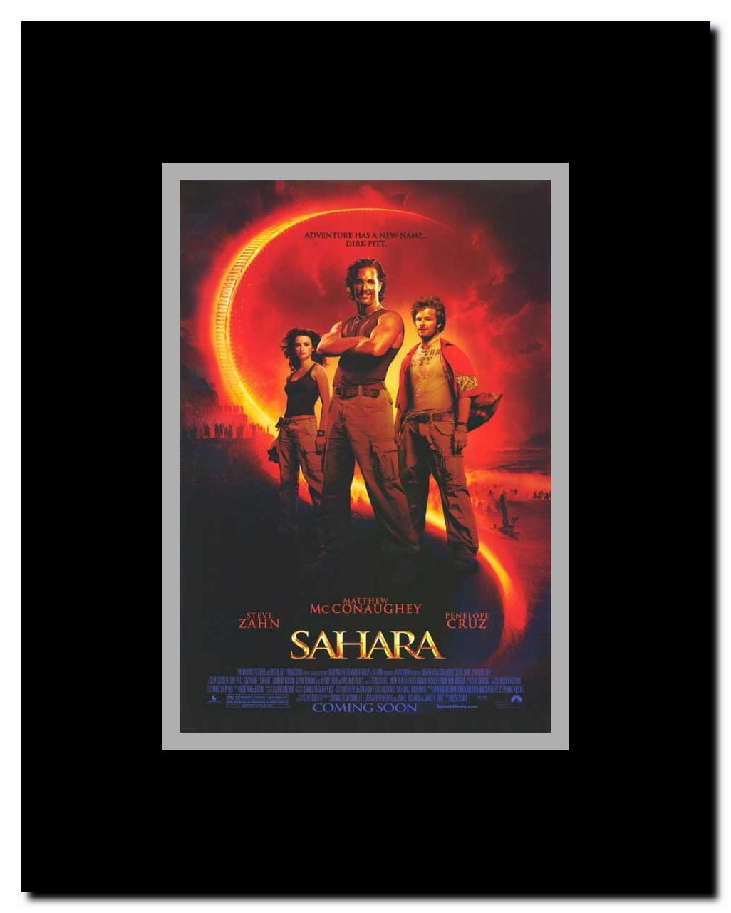 Sahara Framed Movie Poster